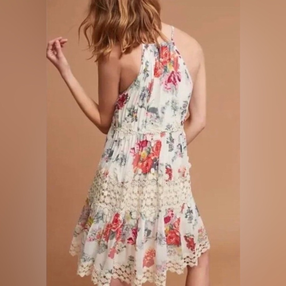 Anthropologie Ranna Gill Kalila Floral Dress Size S - Picture 2 of 13